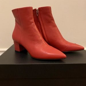 Dolce Vita -Bel Point Toe Booties- Red - 6.5